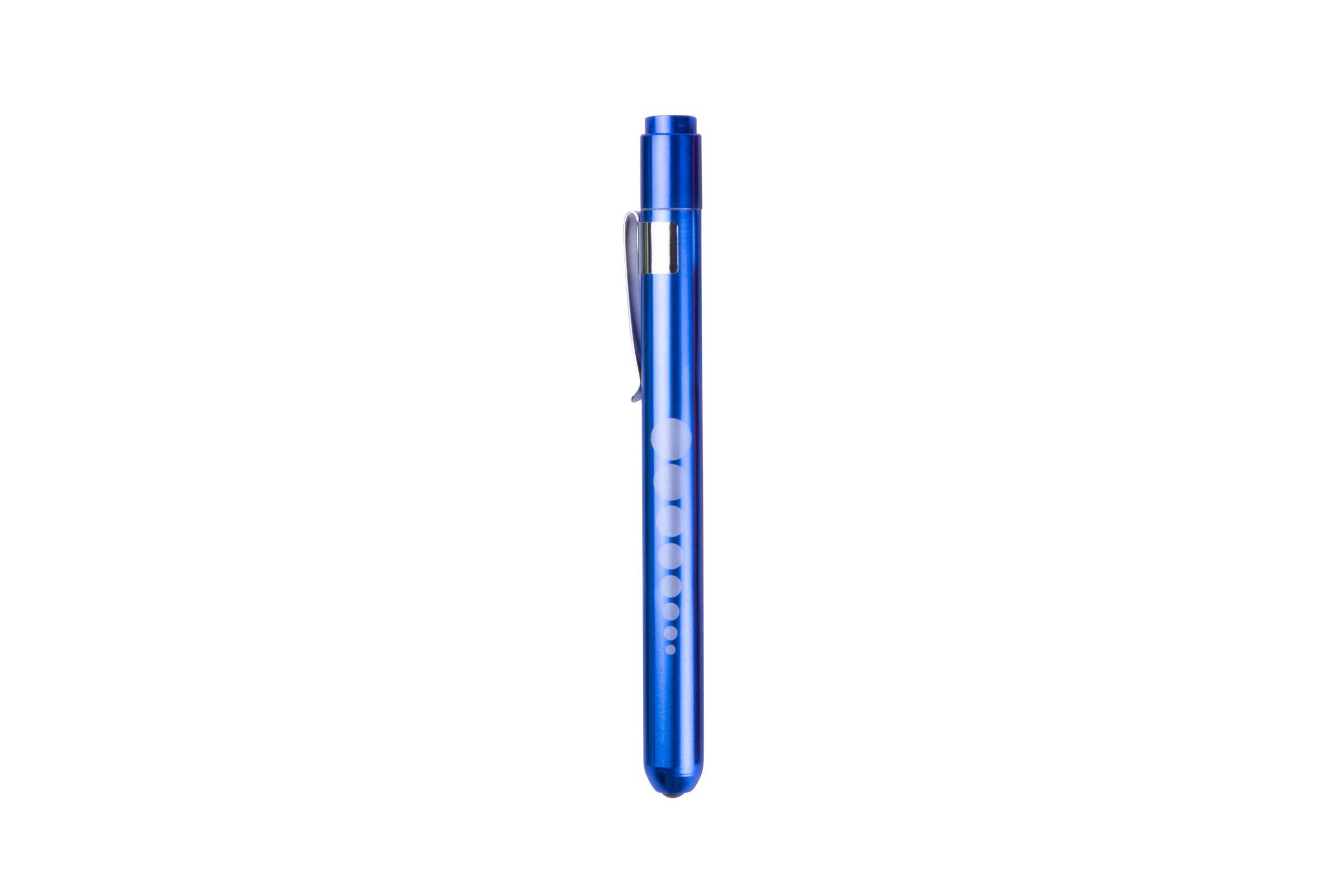 Penlight (blauw) - pupillampje - medisch ooglampje - dokterspen - LED ooglamp incl. batterijen - Medische Artikelen