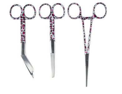 Mast Medical Verpleegkundige Set – Kocher – Verbandschaar – Chirurgische Schaar – Luipaard - Medische Artikelen