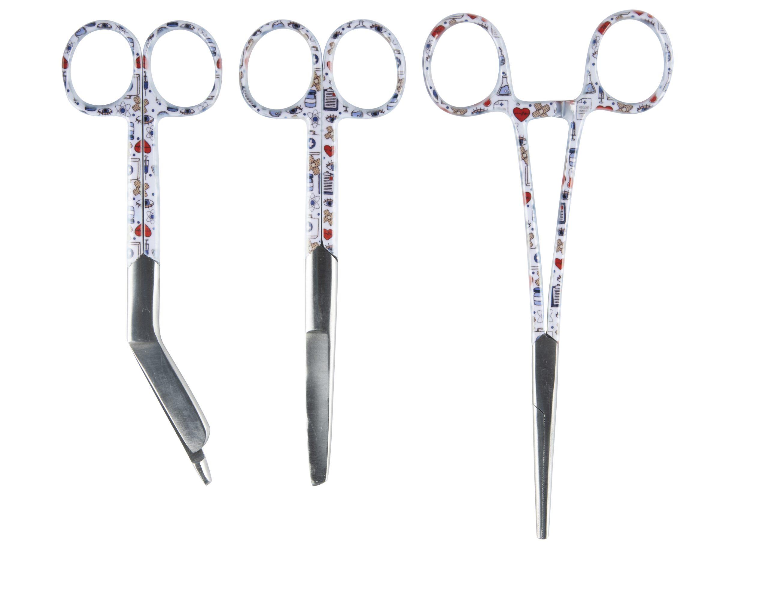 Mast Medical Verpleegkundige Set – Kocher – Verbandschaar – Chirurgische Schaar – Medische print - Medische Artikelen